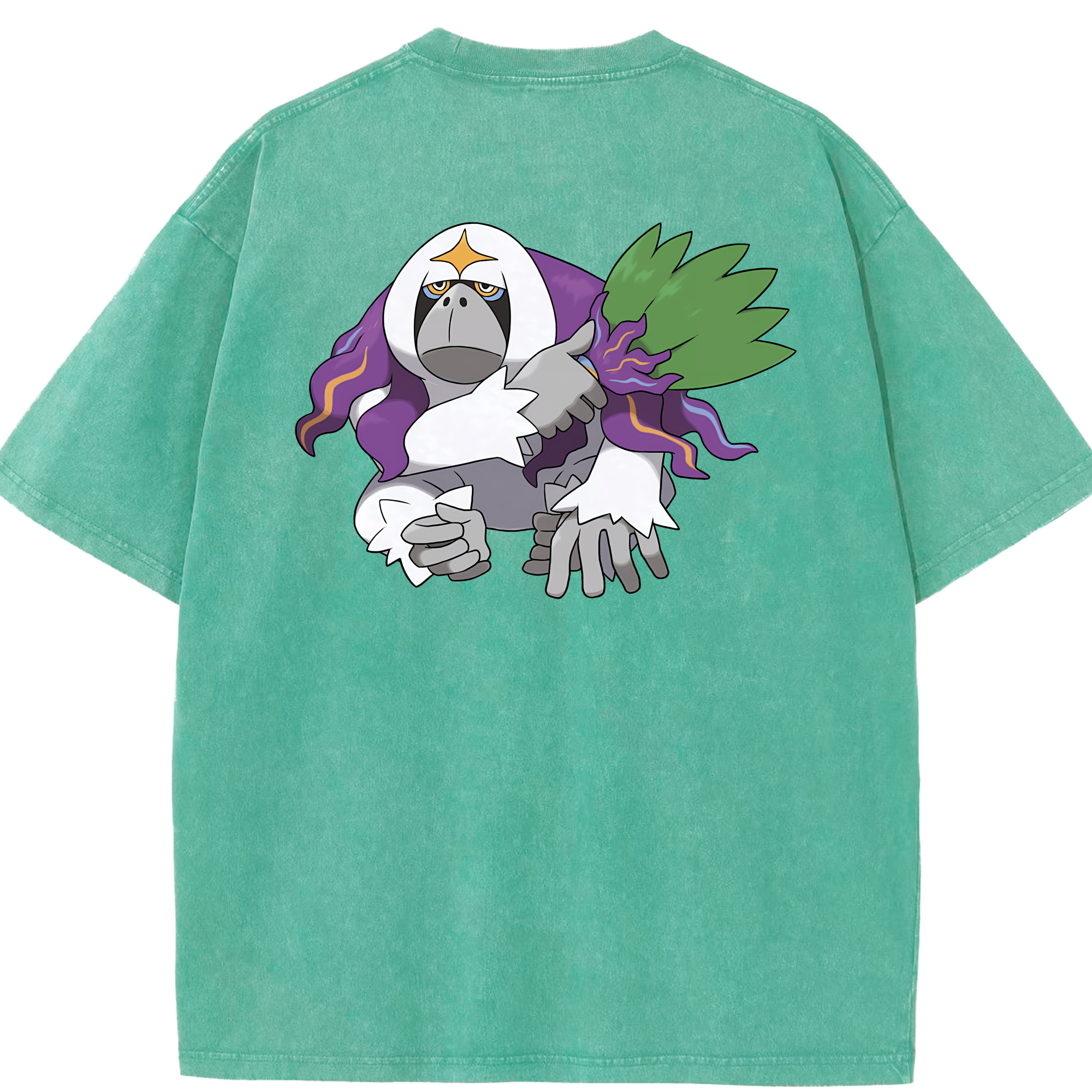 （画像用） ポケットモンスター Pokémon 綿100% ヴィンテージ風 半袖Tシャツ（背面プリント）